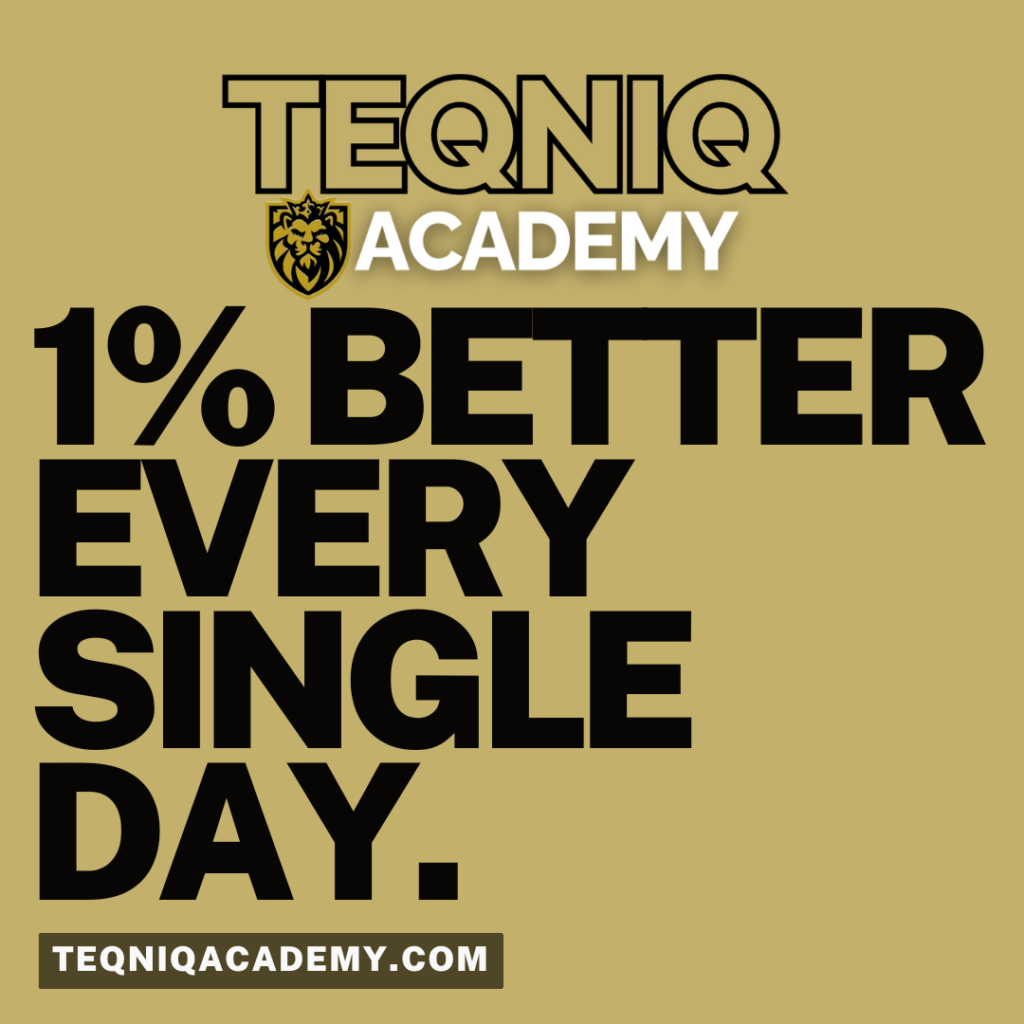 Athlete training at Teqniq Academy