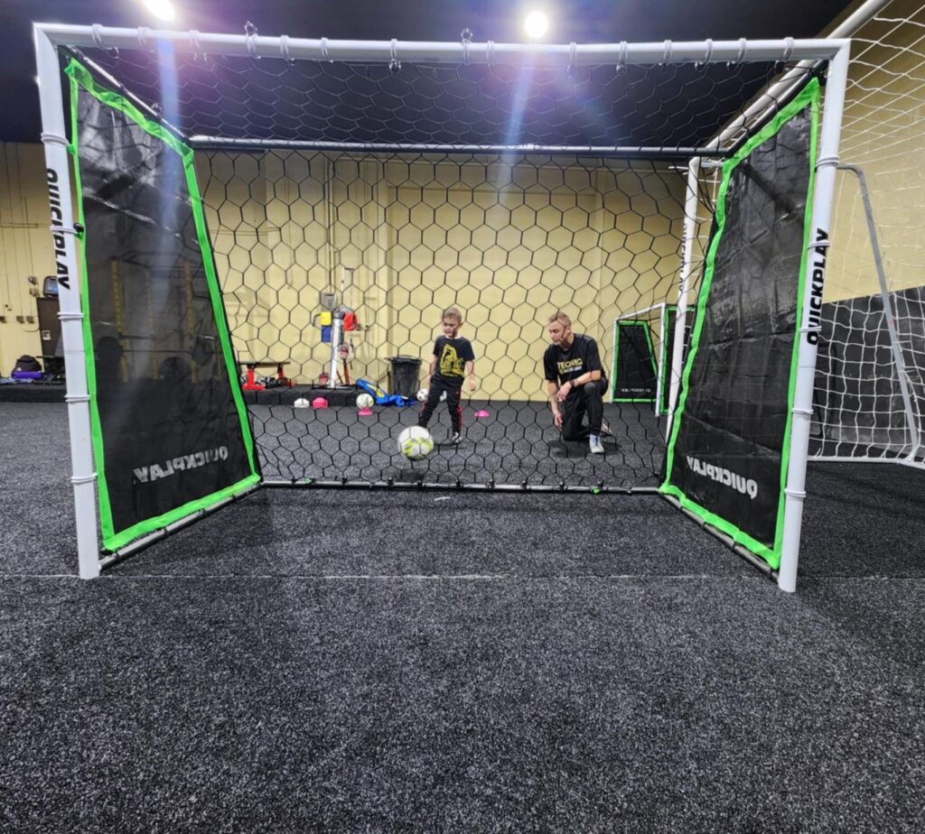 Athlete training at Teqniq Academy