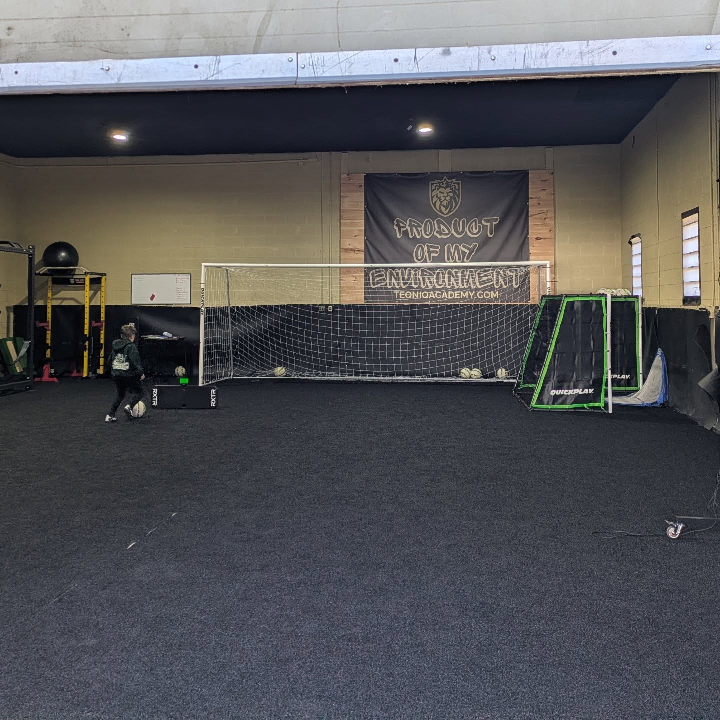 Beautiful afternoon to have the door open and get some 1-on-1 work in!