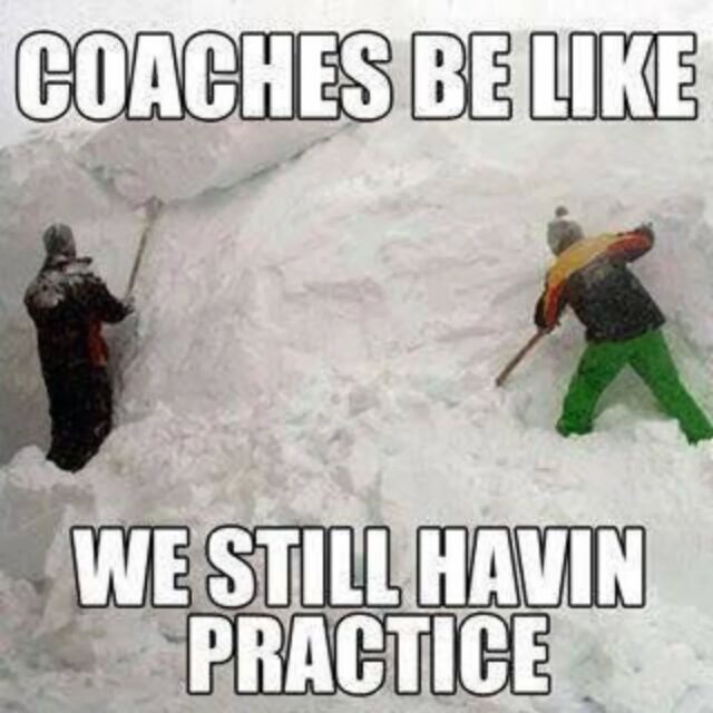 Before you even ask.  You wanna train, we will train! ❄️⚽💪

If you can't make your class(es) this week make sure to reach out ahead of time!