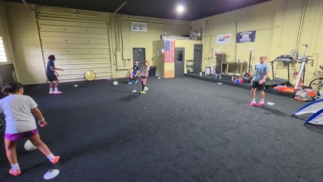 Passing warm up this afternoon.